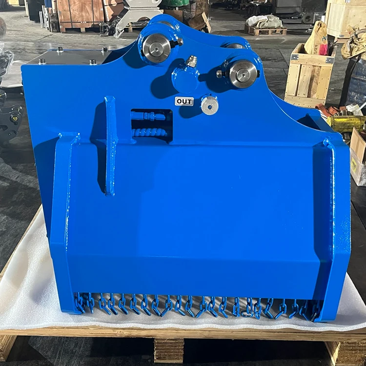 New Mini Hydraulic Excavator Flail Mower Farm Machines for Sale Mulcher for Excavator Flail Mower