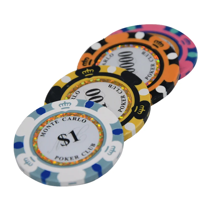 Hot Selling Casino Royale Poker Chip High Quality Monte Carlo Poker Chips Wholesale Clay Poker Chips Factory Direct Sales