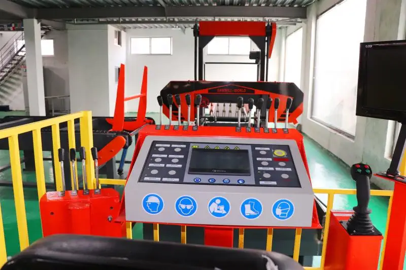 The factory sells the latest model of the 2022 horizontal sawmill for farm lumber processing