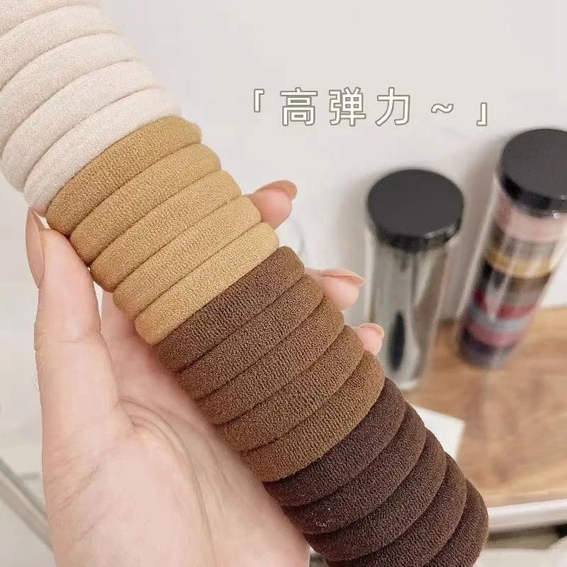 Hot selling seamless rubber band durable does not hurt hair binding rope fashion high elastic hair ties hair accessories