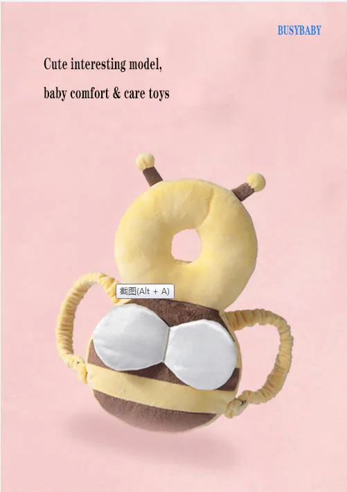 Toddler Baby Head Protection Cushion Backpack wear Pillow Baby Learning to Walk Safety Headrest