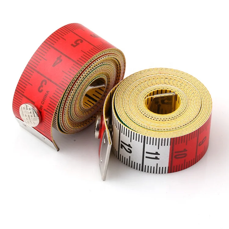 New design button measuring tape 150cm cloth measuring tape