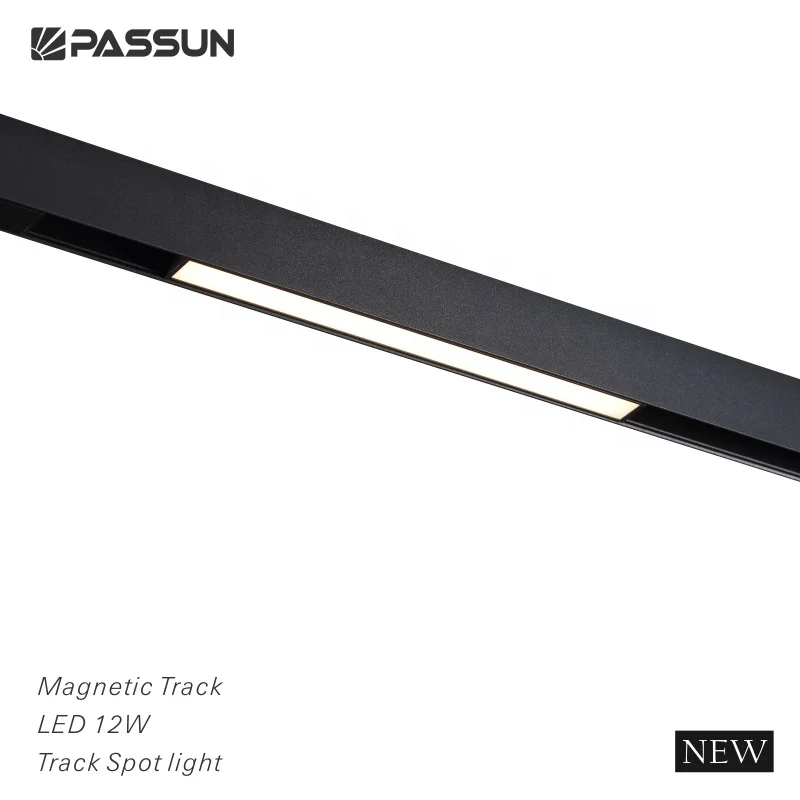 indoor magnet track 4 lines spotlight 12W