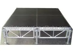 Aluminum Alloy Trade Show Equipment Catwalk Dancing Plywood Stage Podium Portable Mobile DJ Lighting Stage Platform