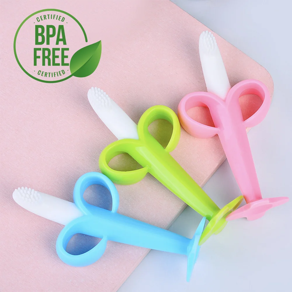 High quality silicone pacifier bunny soother baby infant teether teething banana