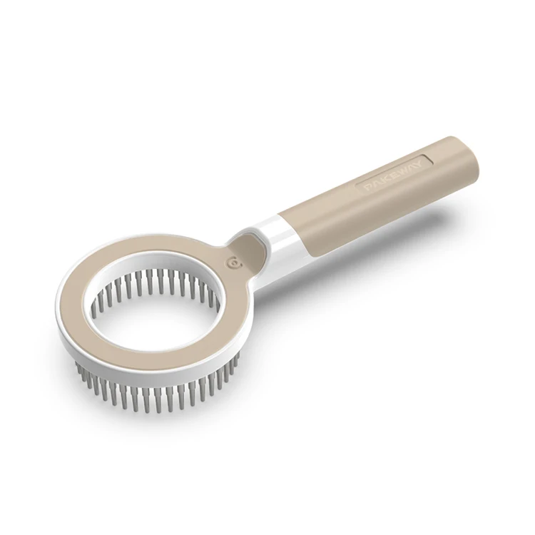 
Online Shop Hot Selling Hairdressing Folding Mirror Comb Pet Grooming Combs For Dog Cats Short Long Hair Remover 