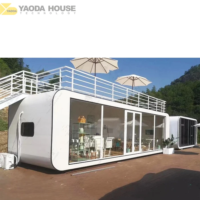 Capsule B&B Mobile Home Hotel Tent Cabin Camp for Scenic Residential Housing Integrated House