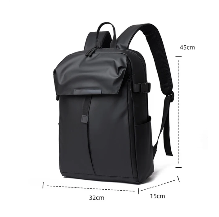 Fashion Polyester High capacity bag travel casual laptop school bag man daily backpacks 2023
