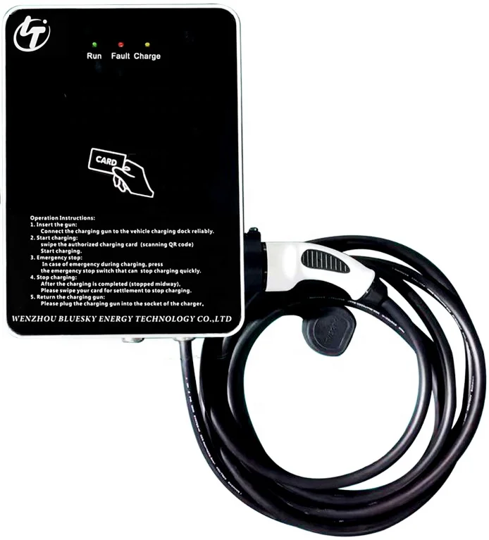 Bluesky home ev charger controller GBT 7KW 32a wallbox charging cable electric car smart type2 ac ev charger evse station