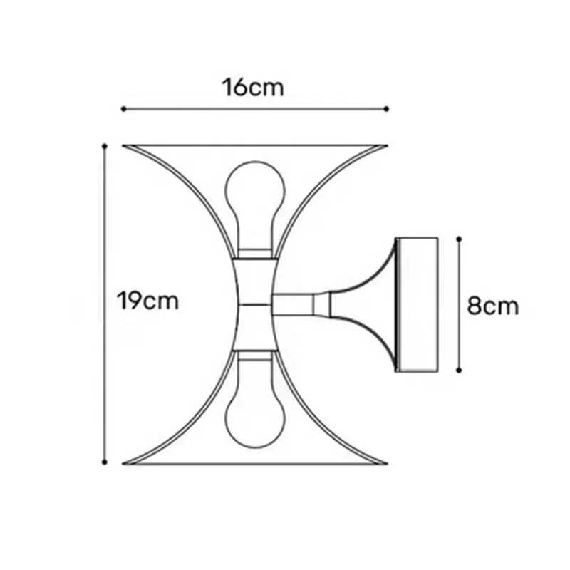 Современная светлая Роскошная гостиная и столовая в помещении G9 horn type hardware настенный светильник