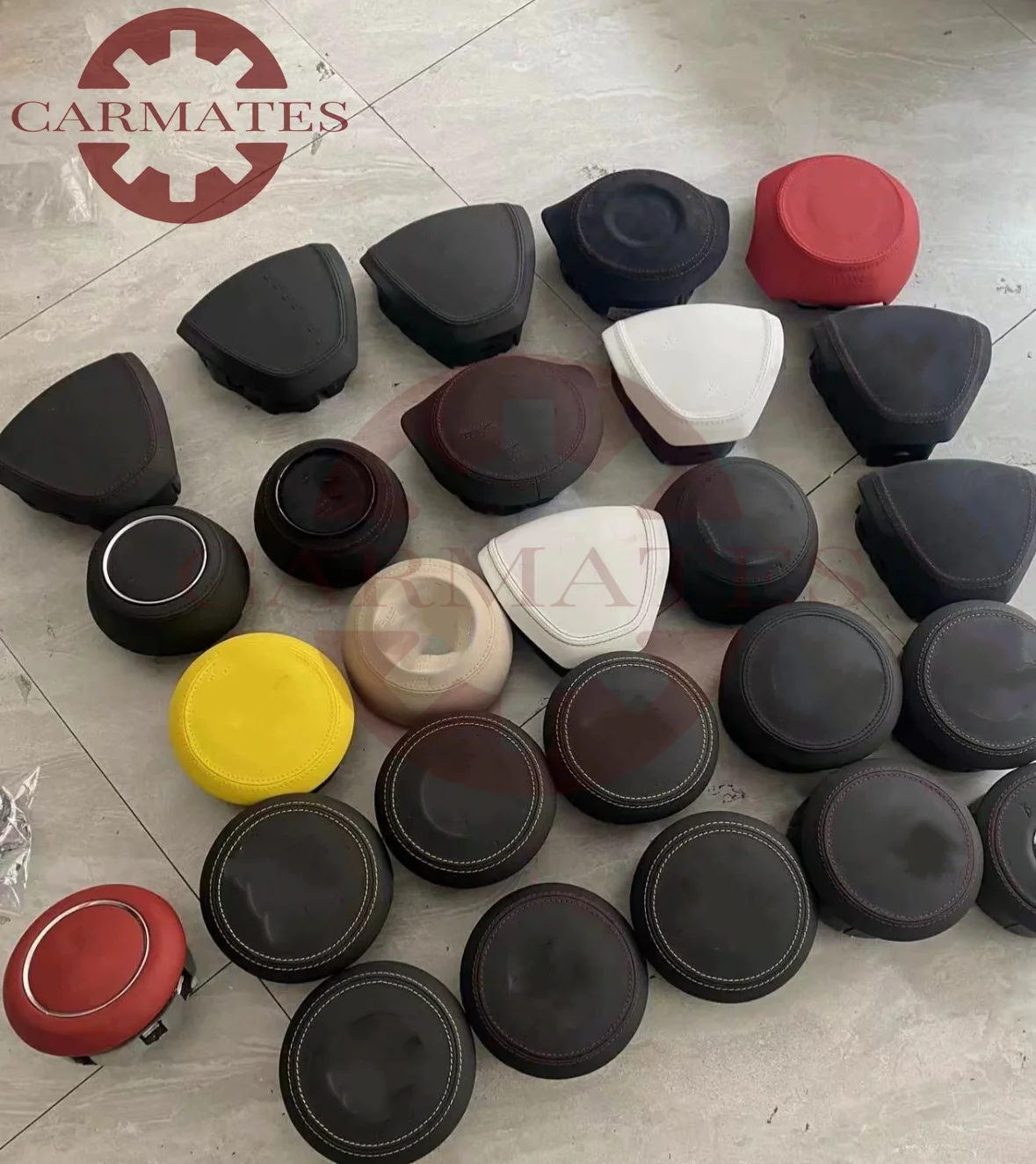 FOR Dodge SRT 2017 -2018 CARMATES 2024 hot selling Customize high-quality suede steering wheel cover with customizable colors