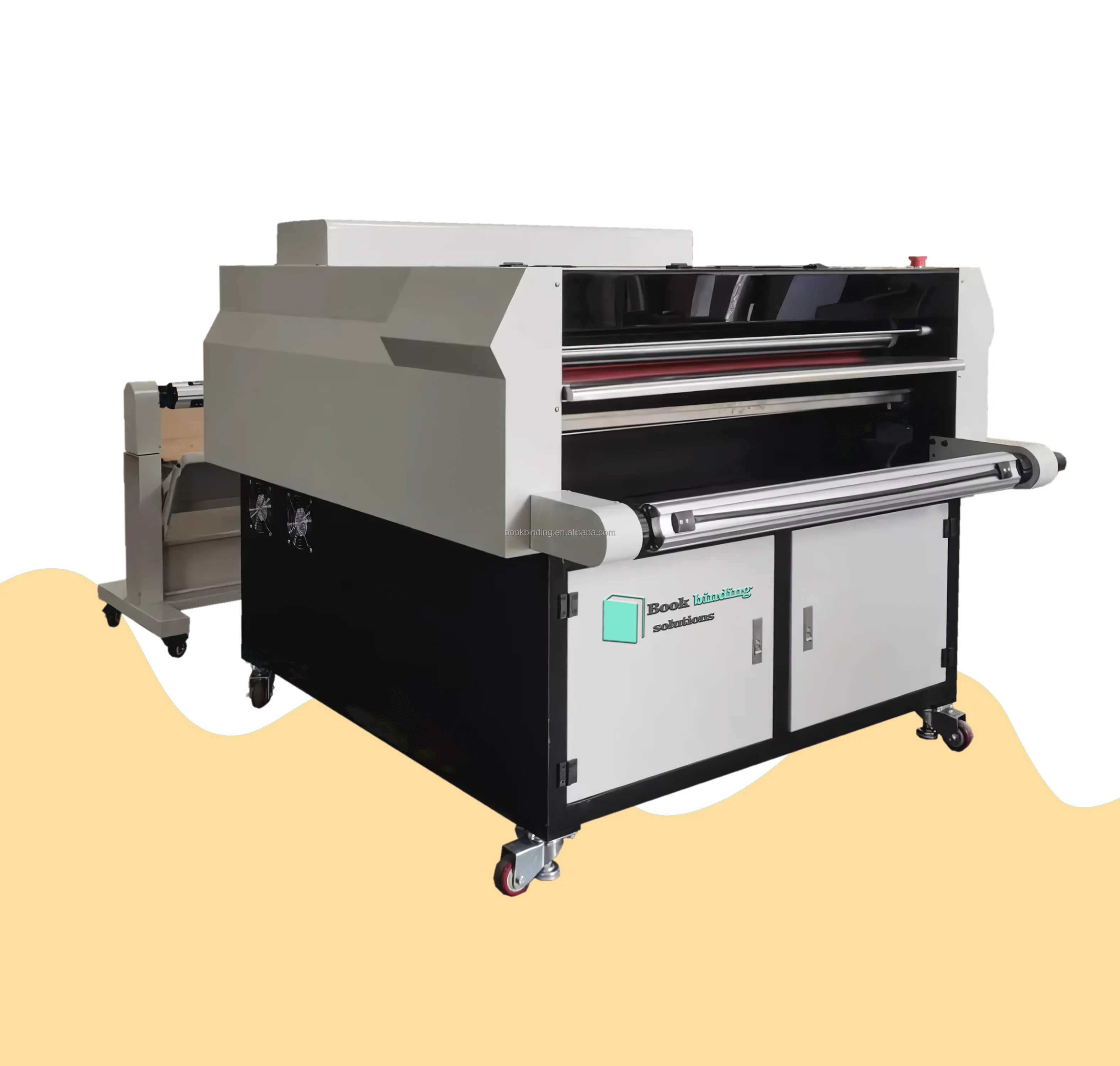 Fast Speed Automatic UV Photo Lamination Coating Machine for Paper Home Use with New Motor Bearing Pump PLC Components