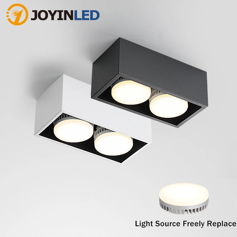 
LED Ceiling Lamp AR111 GX5.3 Surface Mounted Spot Led Downlight 8W 13W Led Bulb Replaceable Rotation Spot Light For Home Light 