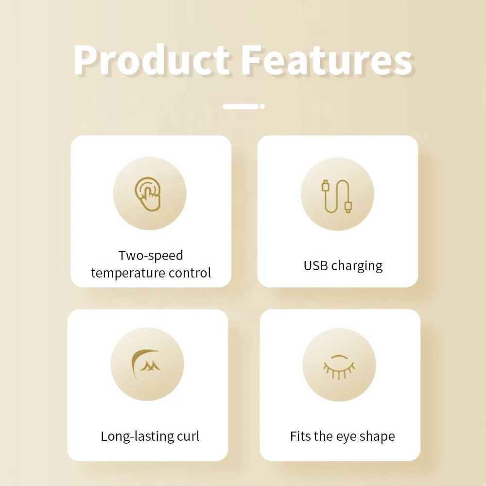 MAGEFY new trending portable heated fast lash curler wholesale USB rechargeable electric heated eyelash curler