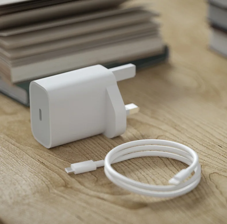 
Original For iPhone Fast Charging Type-c PD 18W Cable Charger For Plug Cable Box 