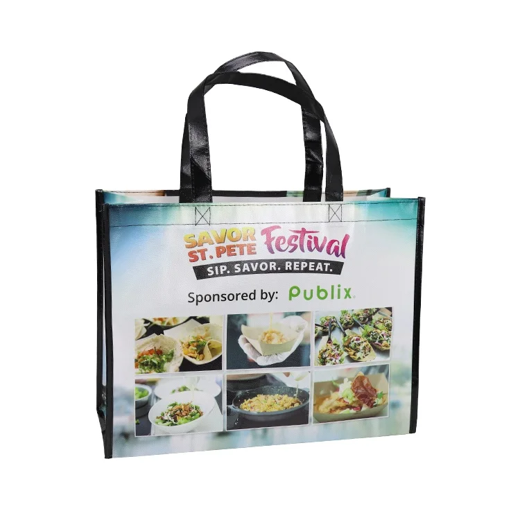 Factory Supply China Manufacturer Eco Friendly Tote Shopping Bag Recycled Non Woven Tote Bag Cheap Non Woven Bag Reusable Custom