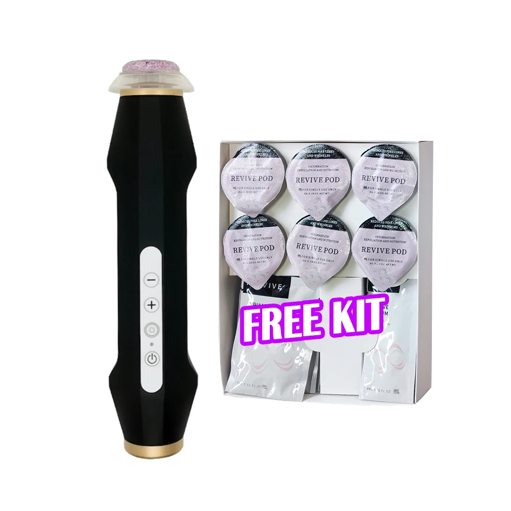 OEM/ODM rechargeable co2 oxygenation skin care oxigen facial machine with Free co2 bubble capsules pods & Gels