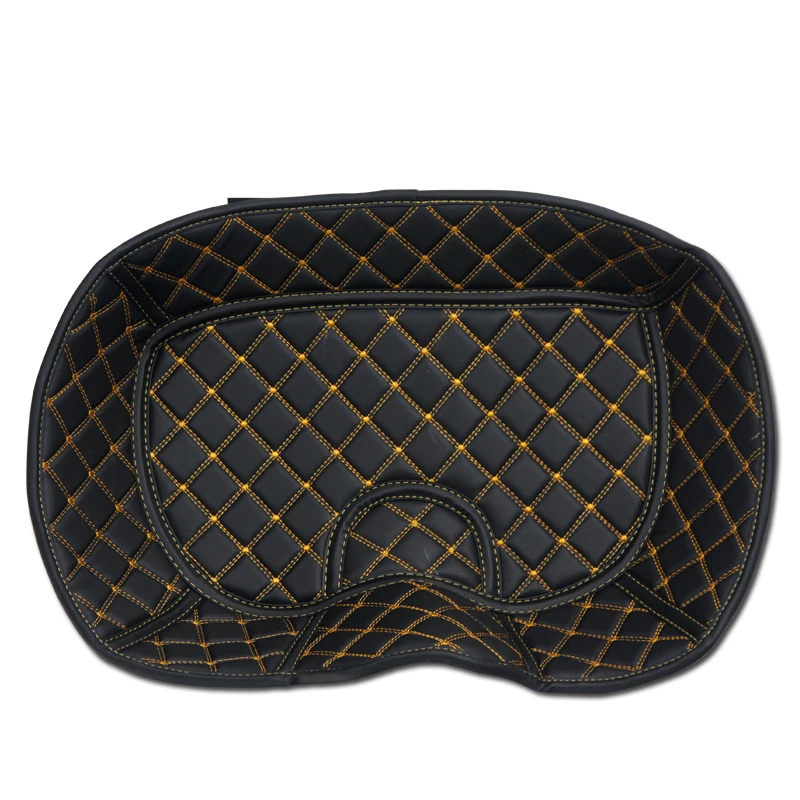New design pvc leather 3d waterproof motorcycle trunk mat