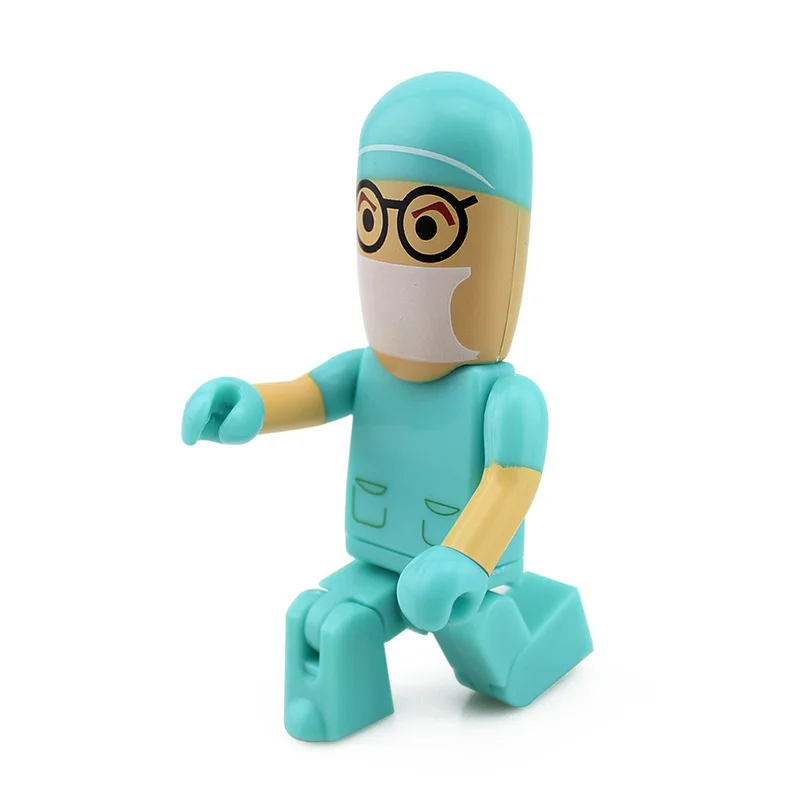 Hot Sale Customized Robot Shape Pendrive Doctor Usb Flash Drive