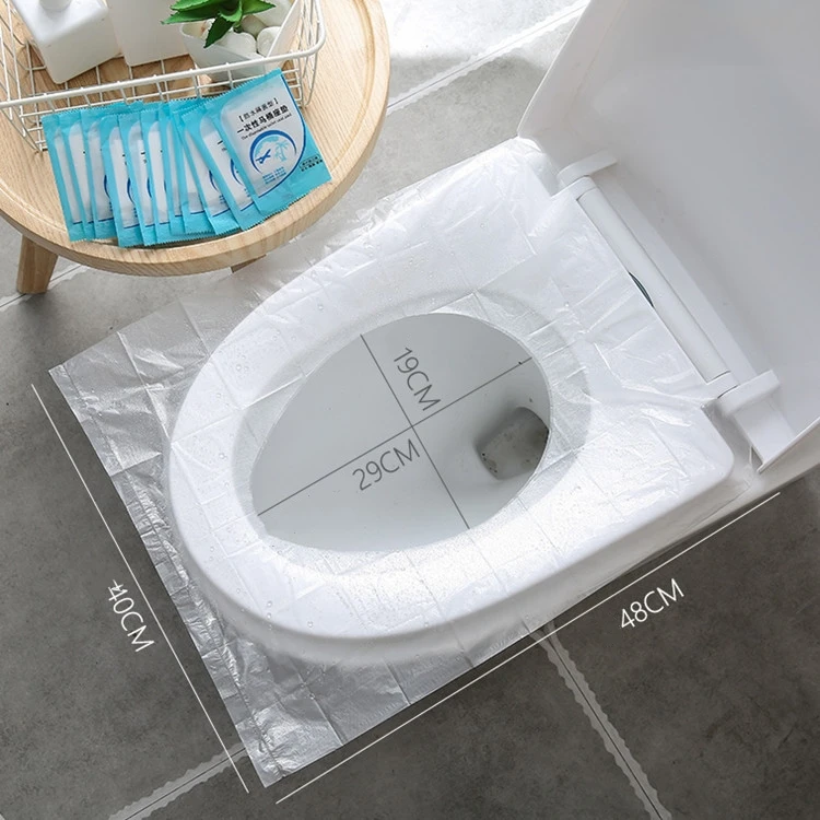 Travel Folding Portable Toilet Seat Cover Plastic Waterproof Disposable Toilet Seat Covers