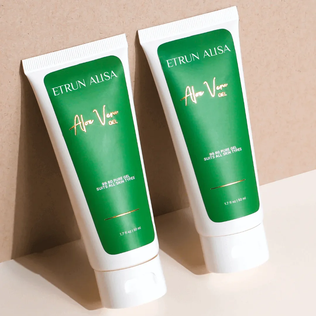 ETRUN ALISA Private label Organic Natural Pure Aloe Vera Gel Skin moisturizing soothing for dry skin & Sunburn repair wholesale