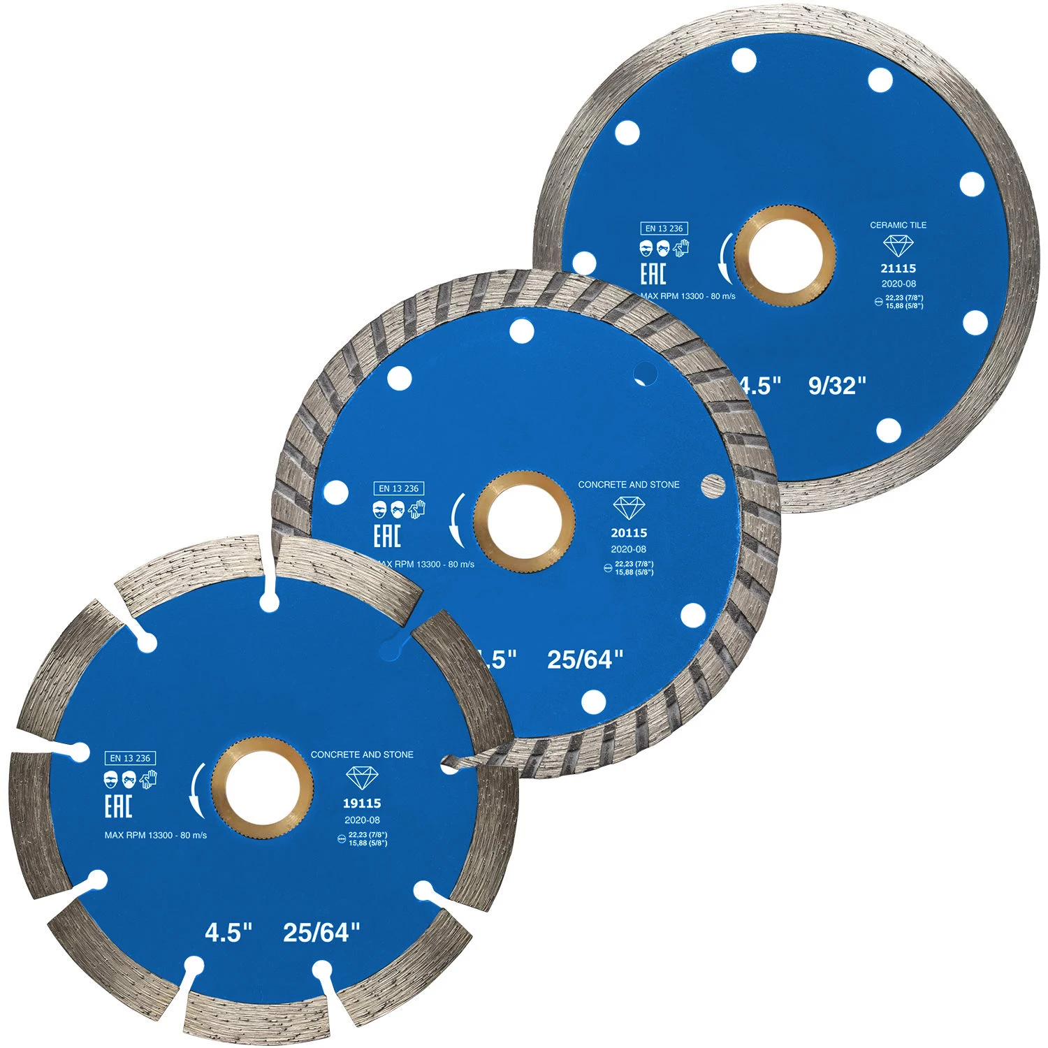 Cold Pressed Dry Use Diamond Cutting Saw Blade For Granite Cutting