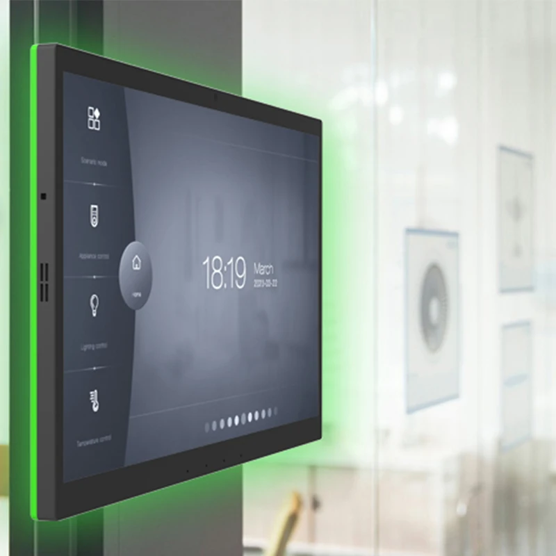 10.1inch smart home security control panel Android All In One led light RJ45 POE NFC Wall mount display tablet pc