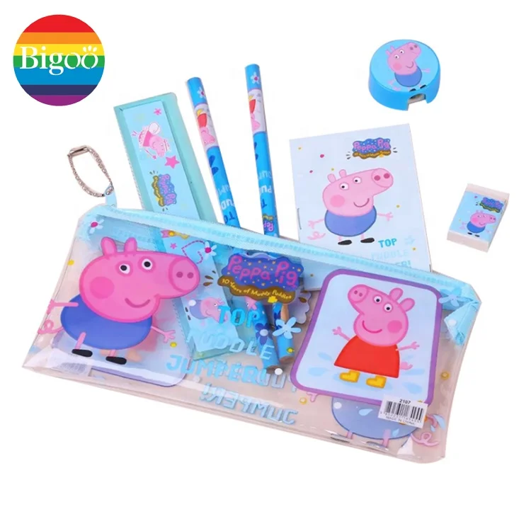 Kids stationery sets with pencil bag back to school cheap for school supplies