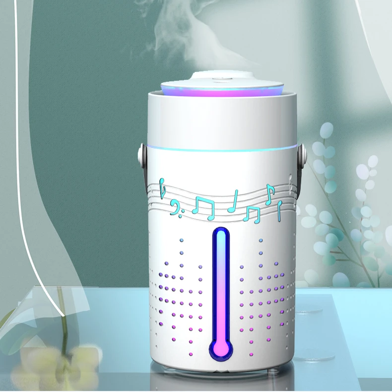 Увлажнитель воздуха ультразвуковой бытовой портативный со светодиодной подсветкой 7