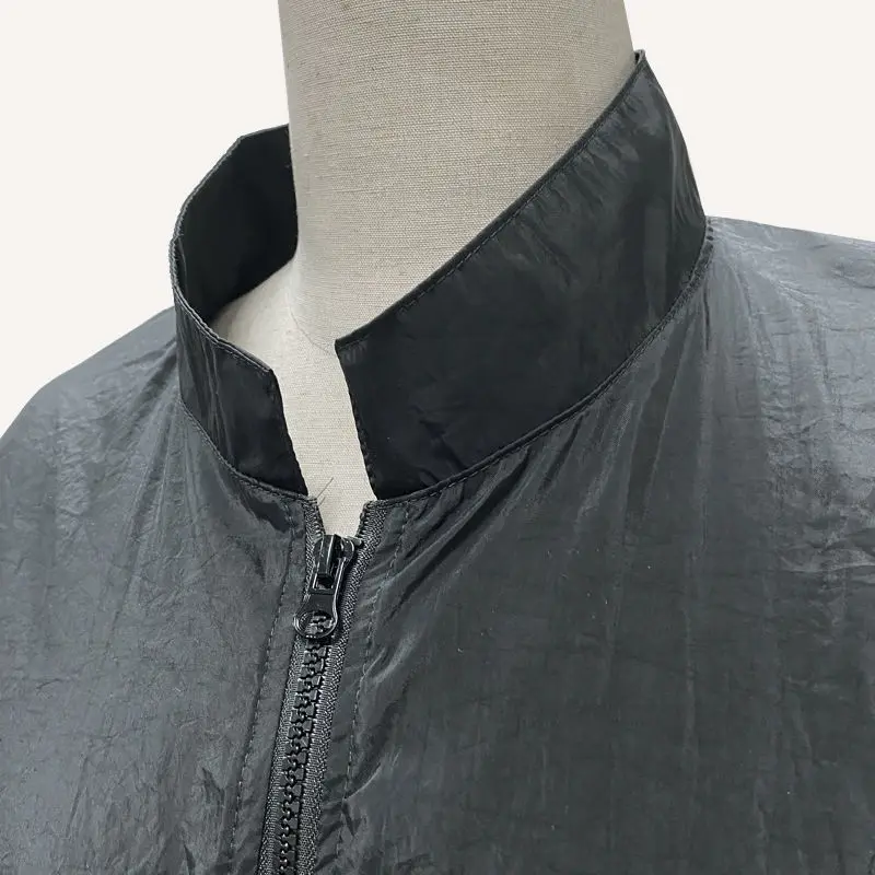 High Quality Barber Pet Shop Black Work Uniform Polyester Apron Waterproof Short Sleeve Grooming Hairdresser Work Clothes Salon