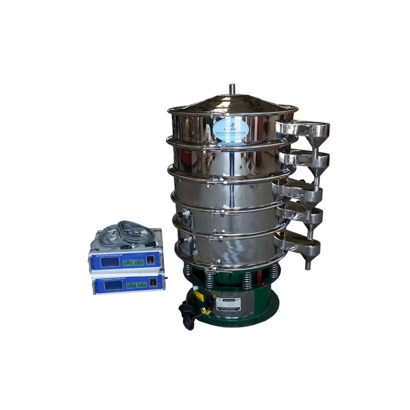 High Efficiency Supersonic rotary Vibrating Screen Machine Ultrasonic Vibrator Sieve