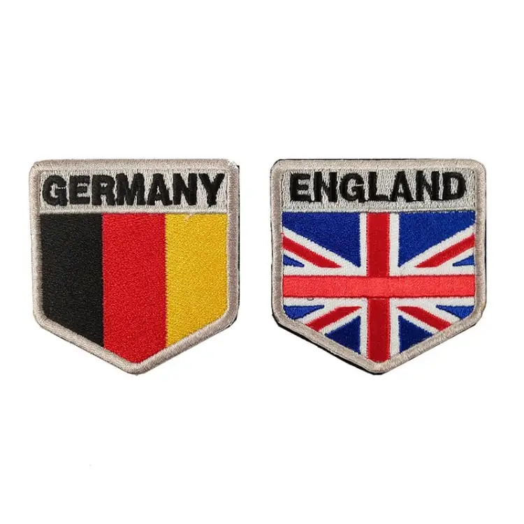 Custom British German flag armband  embroidery cloth patch