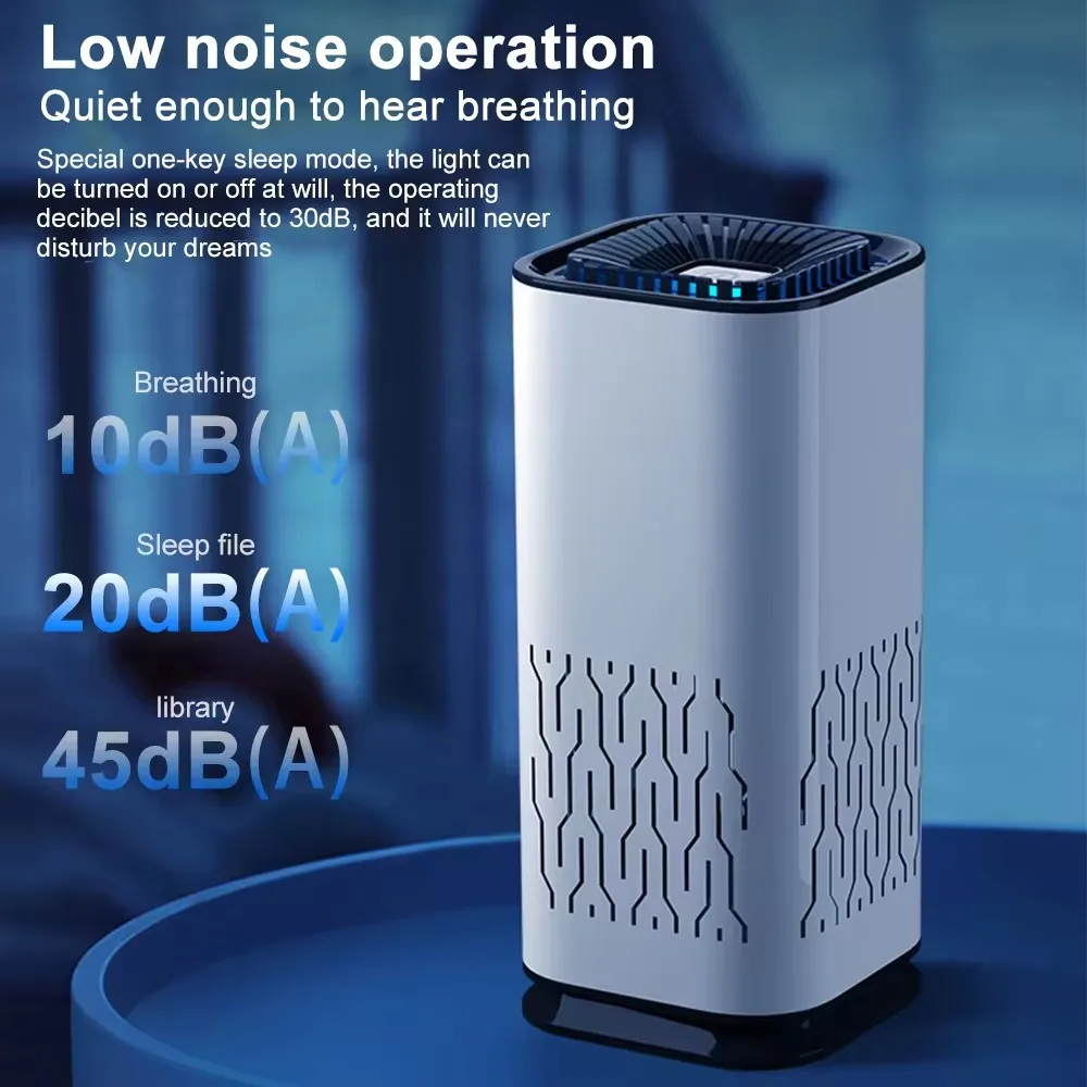 New Product Low Noise USB Powered Room Indoor Portable Small Mini Car Air Purifier Home Appliances Air Purifier