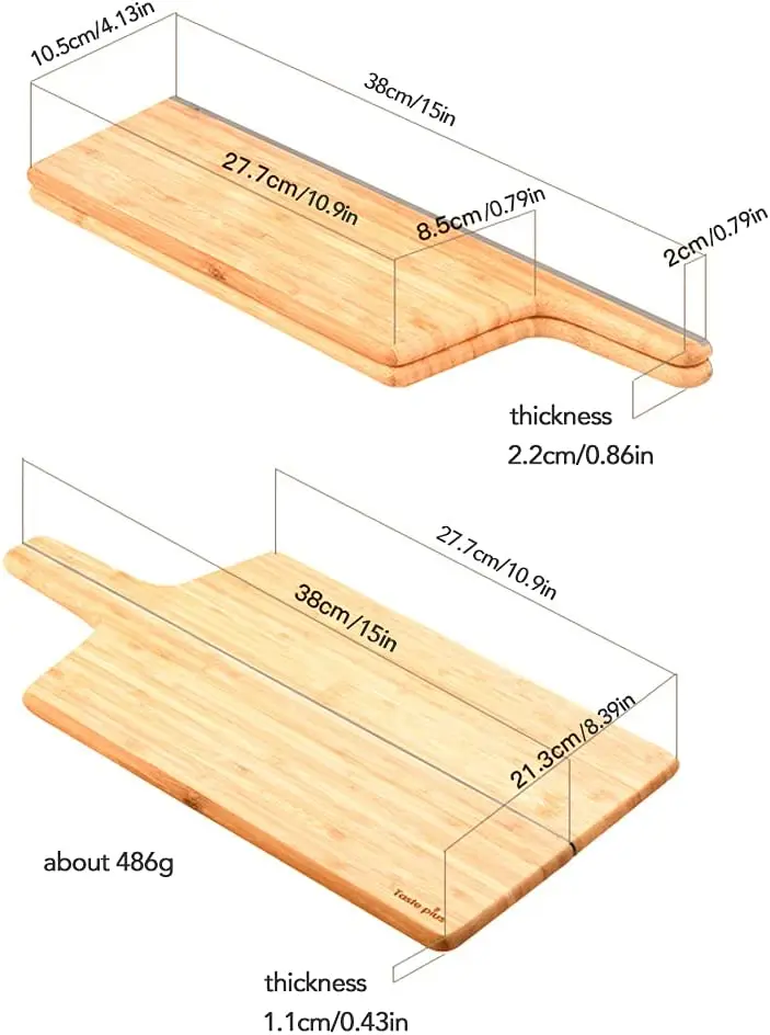 Складная бамбуковая разделочная доска с квадратной ручкой деревянная лазерным логотипом складная кухонная для сыра и продуктов питания