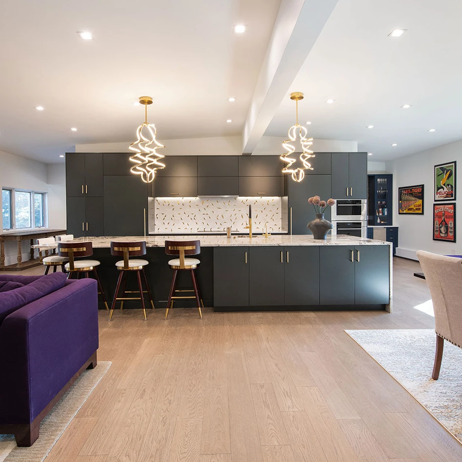 Оптовая продажа бывший в употреблении Американский кухонный шкаф для ремонта квартир