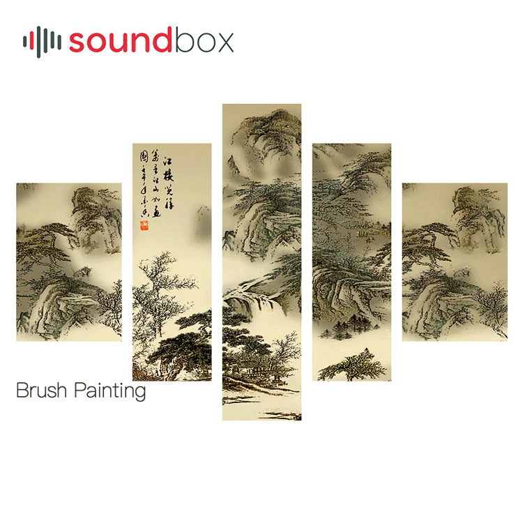 Soundbox Self Adhesive Odorless Healthy Wall Boards Sound Decorative Proof Acoustic Treatment Art Panels