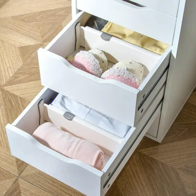 Plastic Drawer Dividers Organizer 2 Or 3 Or 4 Pcs Set Adjustable Separators Expandable Drawer Organization Separators