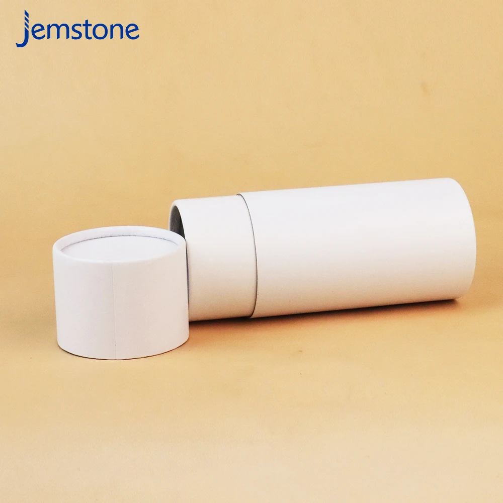 Factory Recycled Round Cylinder Cardboard Tubes Packaging Black white brown Kraft Paper Tube