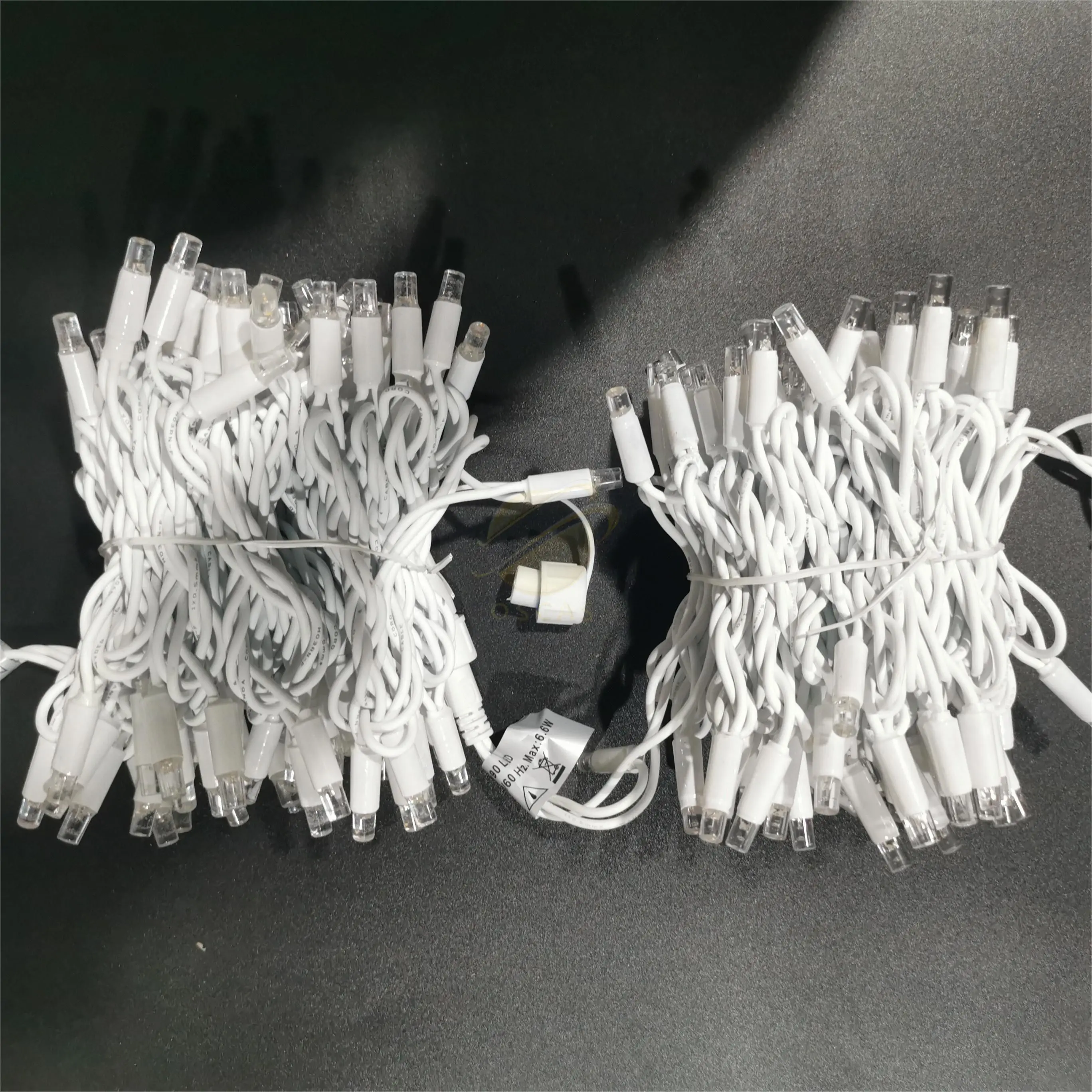 decoration waterproof rubber cable led string lights for outdoor