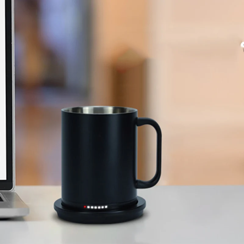Social elite smart easy to use thermostatic cups Vacuum Smart Mug with Bluetooth No Minimum Order