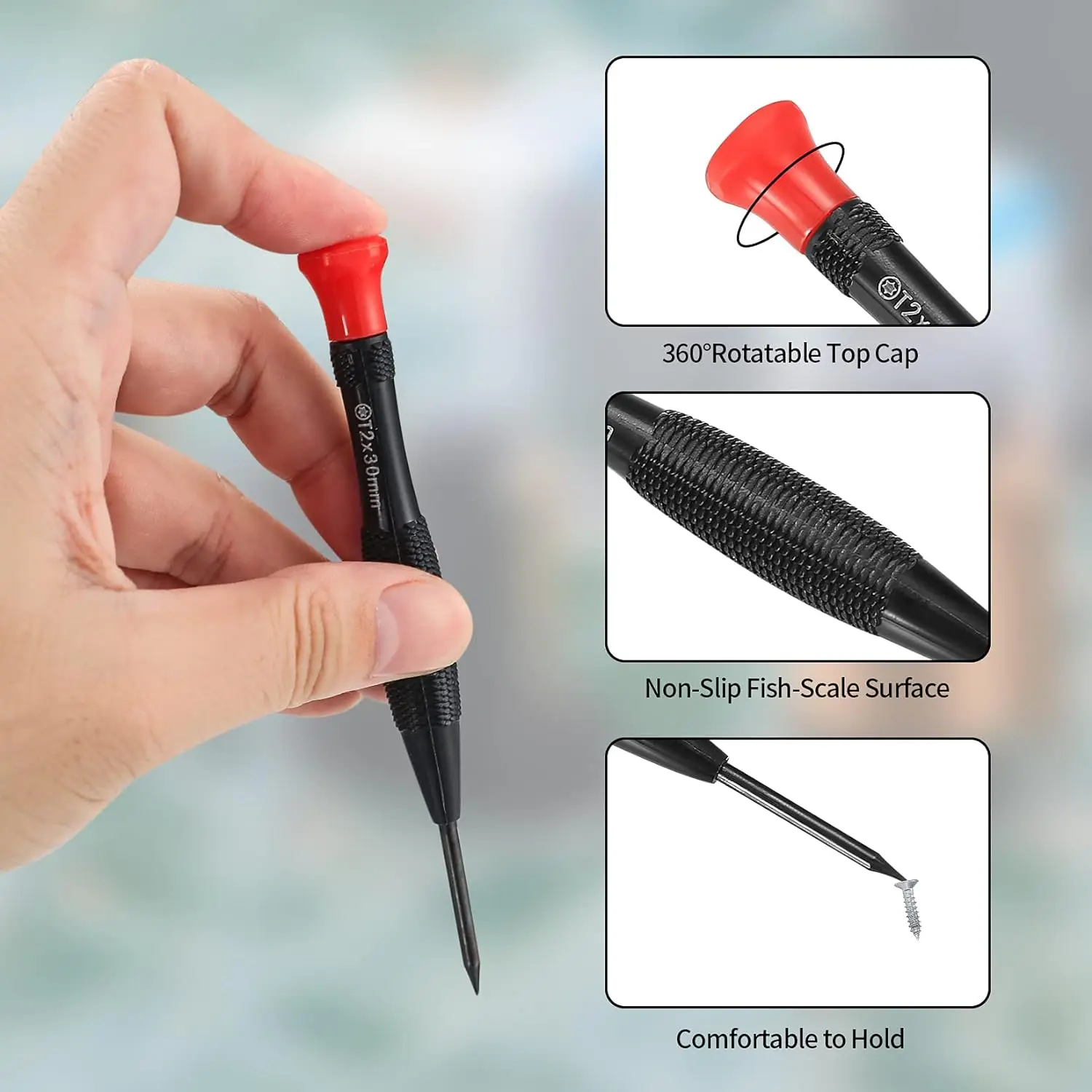Precision Repair Tool Phillips Head Flathead Screwdrivers Professional Magnetic Screwdriver Set for Watch Jewelry iPhone