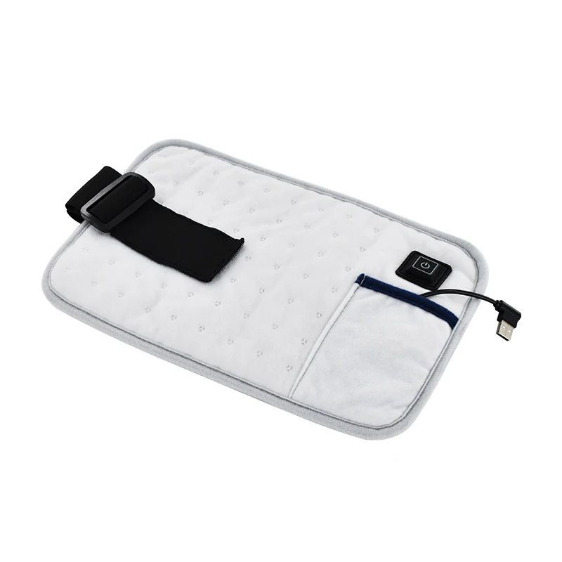 Hot Compress Selling Belt With Wireless Electric Lumbar Pain Relief Back Massager Belt Usb Red Light Heated Waistband