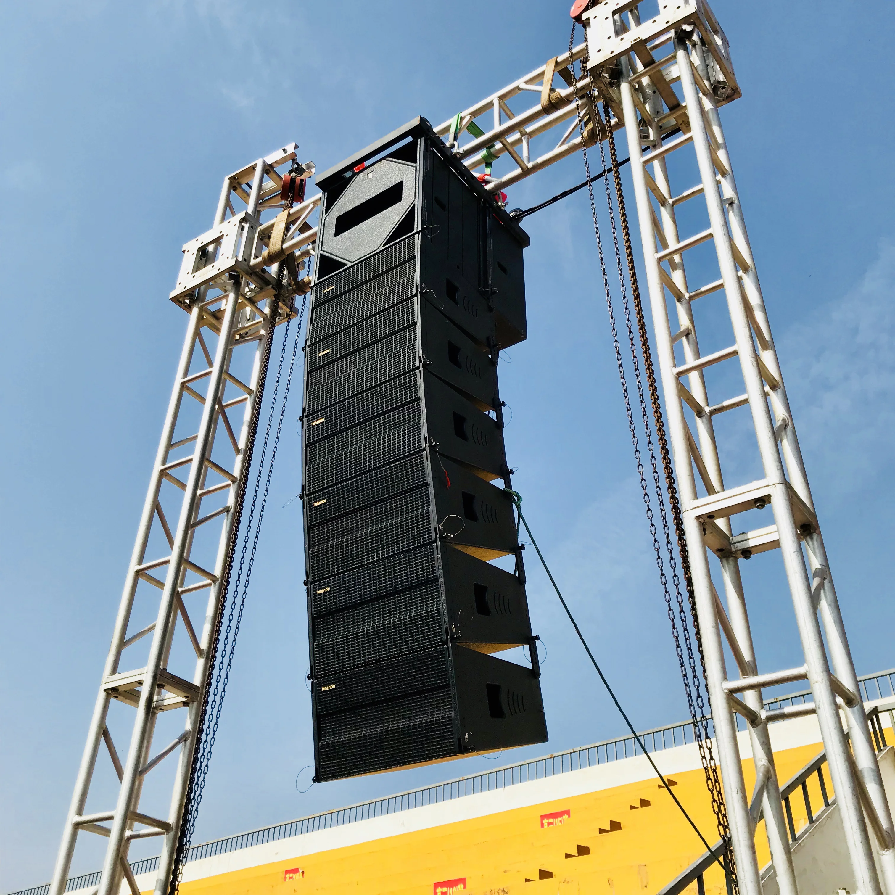 450W High Power High Quality Professional Audio Single 12 inch Line Array Speaker with Neodymium Unit for wedding outdoor events