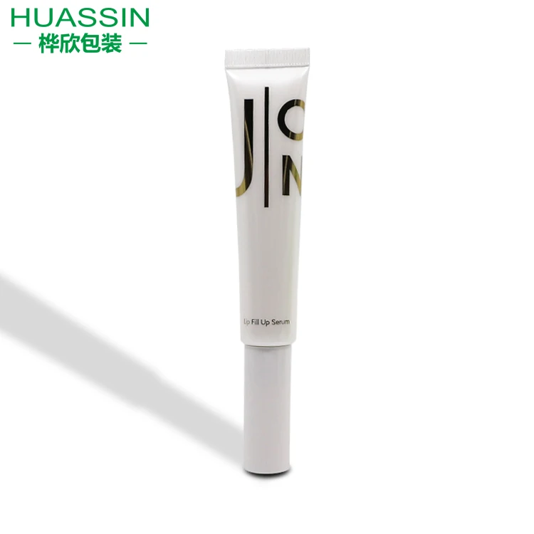 Hot Sale 10ml 20ml  Plastic Squeeze Tubes  Container Lipstick Cosmetic Lip Gloss Packaging  With Lipstick Brush