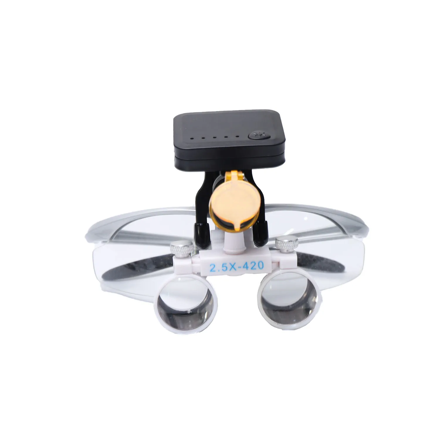 5w Wireless 4 models brightness Dental headlamp + 3.5x dental loupes ENT Surgery Dentist tools Metal frame High Intensity Oral