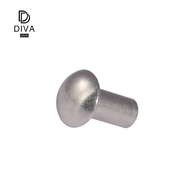 
solid rivet m4 Cold heading forming Wire drawing Flat head solid rivet 