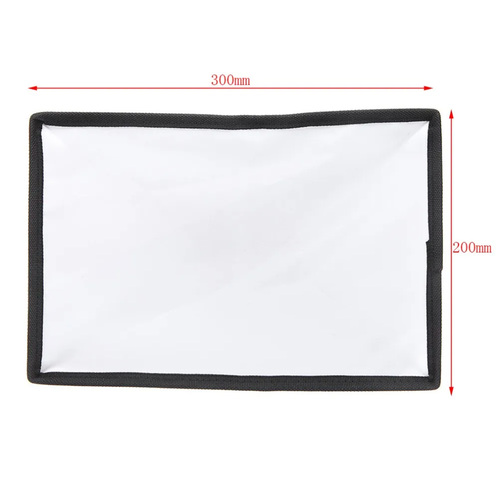 
Diffuser Softbox 20 x 30cm Universal Foldable Flash Light Diffuser Softbox Soft box for DSLR Camera 
