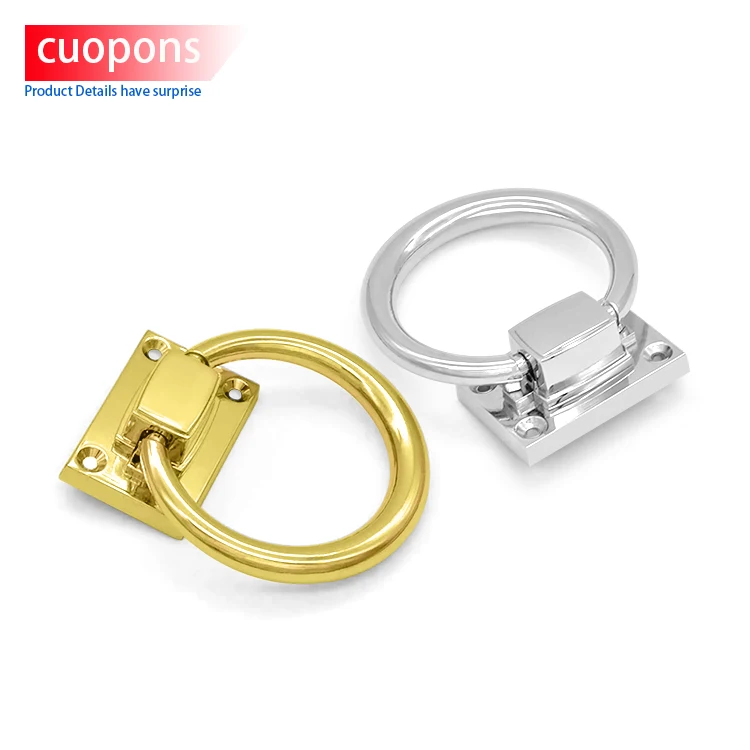 TOCO Hot Selling Round Zinc Alloy Cabinet metal Handle Furniture Drawer Ring Pull Cabinet Handles