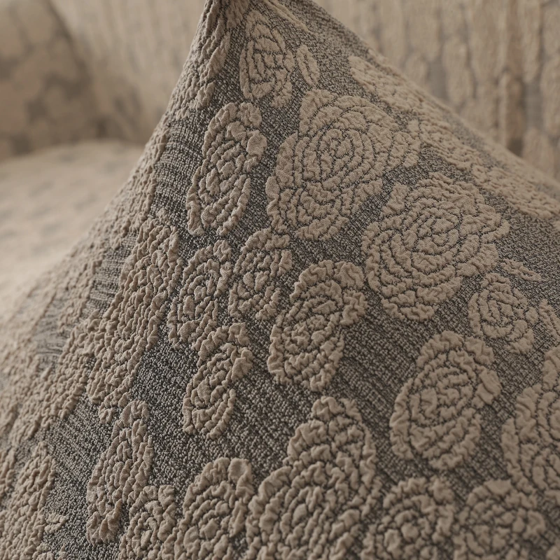 Wholesale new fashion printed woven jacquard sofa cover with skirt 3211 set