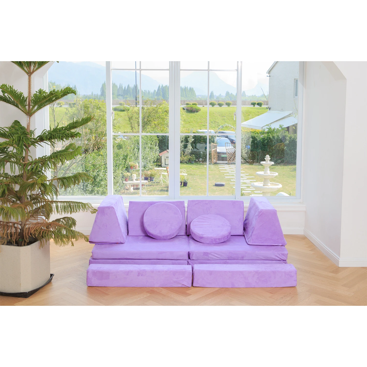 Popular Modular Kids Foam Nugget For Children Soft Play Couch Cushion